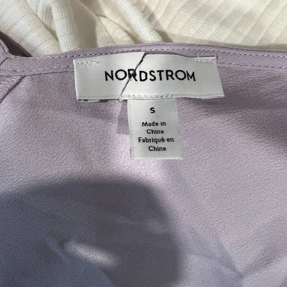 NWOT NORDSTROM V-Neck Tank‎ Top in Purple Petal (S) - Picture 6 of 8